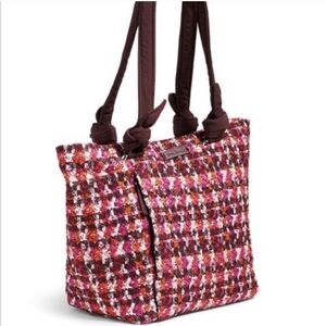 Vera Bradley Hadley East West Tote houndstooth NWT